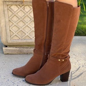 Style & Co Brown Knee High Boots